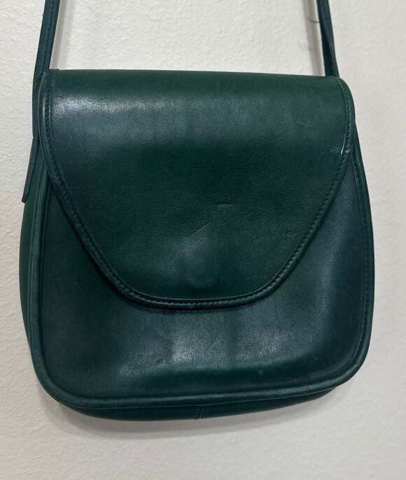 Coach Handbags - Authentic Coach Lindsey Handbag in Green Color with mini wallet
No 301